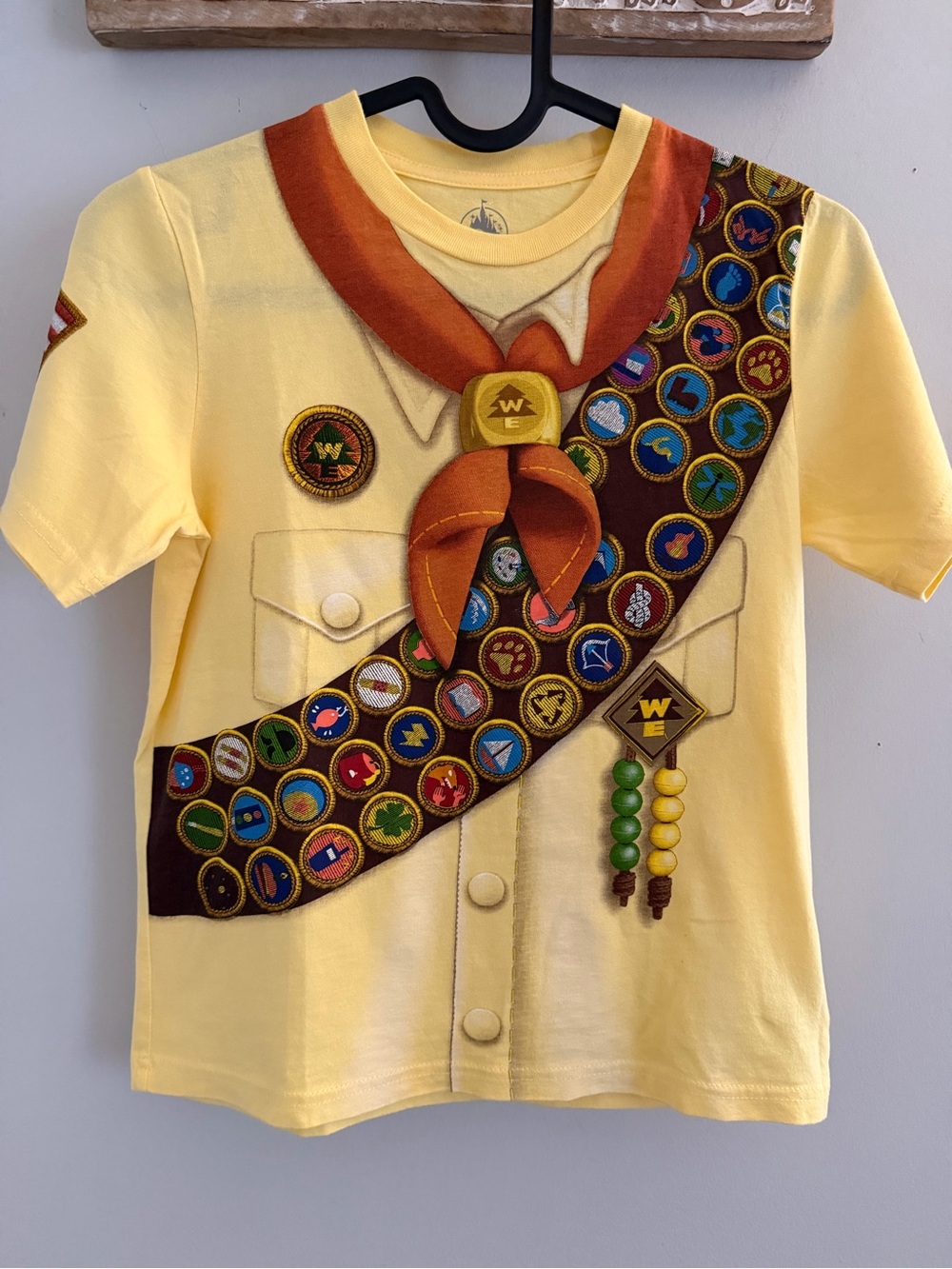 DISNEY PARKS Pixar Up Russell Wilderness Explorer Tee – Kids Size Small - Picture 2 of 4